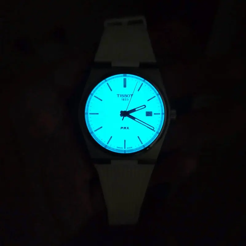 Tissot PRX Swiss Quartz White Dial & Strap Men's Watch- T137.410.17.011.00